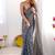 Grey Zarkhan Work Chiffon Saree