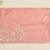 peach chiffon embroidered saree with thread work