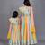 Mother daughter green floral printed off shoulder lehenga set