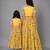 Mother daughter yellow floral printed lehenga set