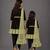 Mother daughter black embroidered velvet kurti set