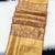 peach woven kanchipuram silk blend saree with blouse piece