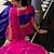 Classic Navy Blue Zari Weaving Silk Traditional Half Saree Lehenga