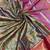 olive green woven kanchipuram silk blend saree with blouse piece