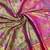 olive green woven kanchipuram silk blend saree with blouse piece