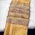 peach woven kanchipuram silk blend saree with blouse piece