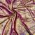 magenta woven kanchipuram silk blend saree with blouse piece