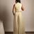 Ivory embroidered raw silk co ord set