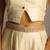 Ivory embroidered raw silk co ord set