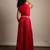 Pink embroidered raw silk co ord set