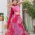 Pink Tiered Lehenga Choli Set