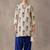 women floral printed regular cotton kurta with patiala