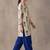 women floral printed regular cotton kurta with patiala