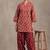 women floral printed regular cotton kurta with patiala