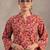 women floral printed regular cotton kurta with patiala