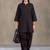 women ethnic motifs regular cotton kurta with patiala
