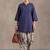 women ethnic motifs regular cotton kurta with harem pants