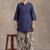 women ethnic motifs regular cotton kurta with harem pants
