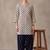 women ethnic motifs printed regular cotton kurta with patiala