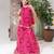 Pink Bandhani Lehenga Choli Set