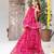 Pink Bandhani Lehenga Choli Set