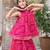 Pink Bandhani Lehenga Choli Set