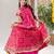 Pink Bandhani Lehenga Choli Set