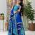 blue color  Bandhani Lehenga Choli Set