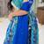 blue color  Bandhani Lehenga Choli Set