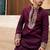 Men's maroon viscose rayon embroidered – stylish festive ethnic wear