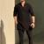Men's black viscose rayon embroidered – stylish festive ethnic wear