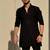 Men's black viscose rayon embroidered – stylish festive ethnic wear