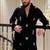 Men's black viscose rayon embroidered – stylish festive ethnic wear