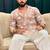 Men's beige silk blend embroidered – stylish festive ethnic wear