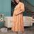 Multicolor cotton printed maternity dress for women