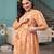 Multicolor cotton printed maternity dress for women