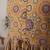 Mustard cotton printed maternity dress for women