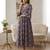 Multicolor cotton printed maternity dress for women