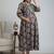 Multicolor cotton printed maternity dress for women