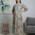 Multicolor cotton printed maternity dress for women