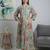 Multicolor cotton printed maternity dress for women