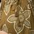 Green cotton printed maternity dress for women