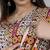 Multicolor viscose rayon printed maternity dress for women