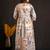 Multicolor viscose rayon printed maternity dress for women