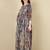Multicolor cotton printed maternity dress for women