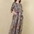 Multicolor cotton printed maternity dress for women