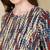 Multicolor cotton printed maternity dress for women