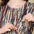 Multicolor cotton printed maternity dress for women