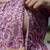 Lavender cotton printed maternity dress for women