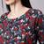 Multicolor cotton printed maternity dress for women